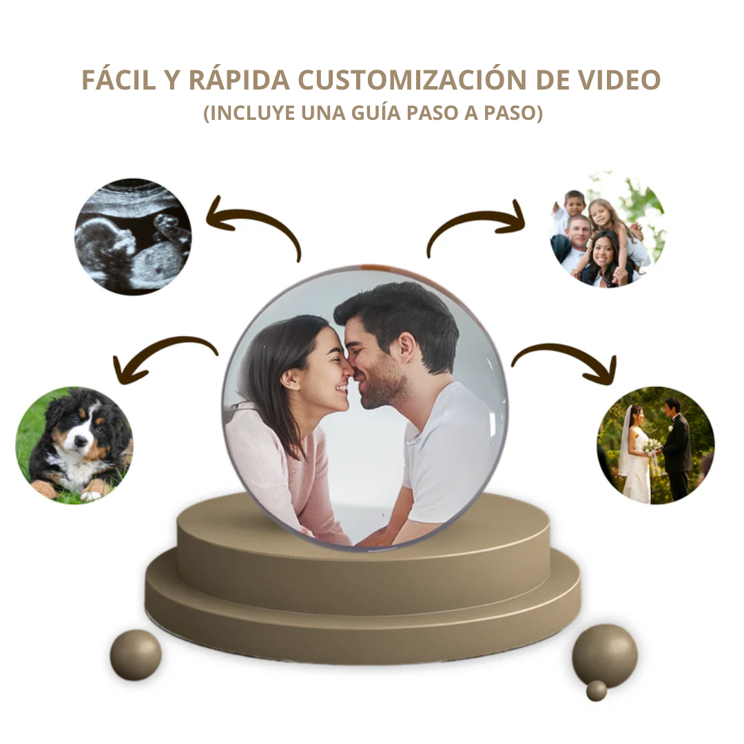 Esfera de Cristal Personalizable