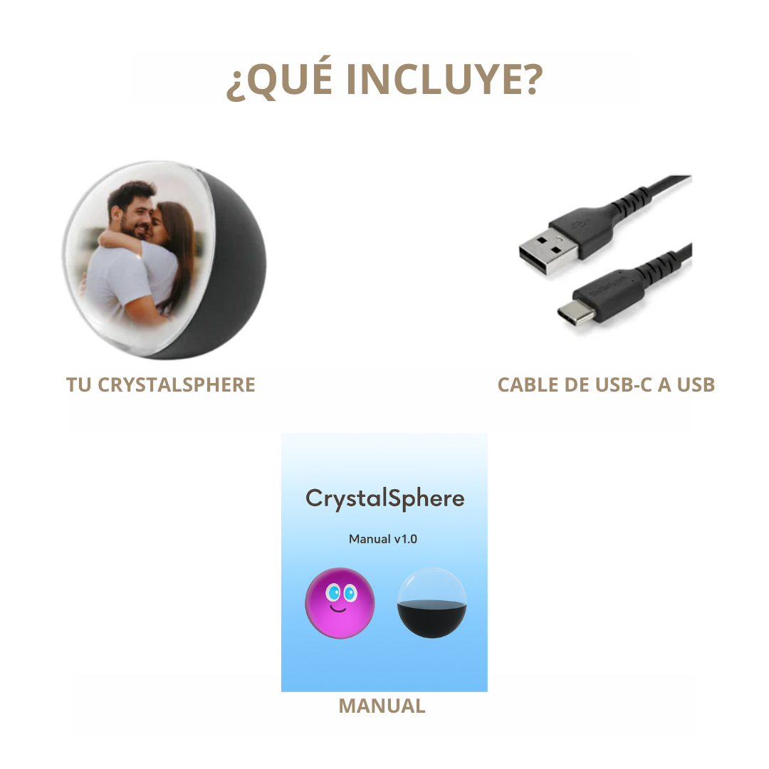 Esfera de Cristal Personalizable