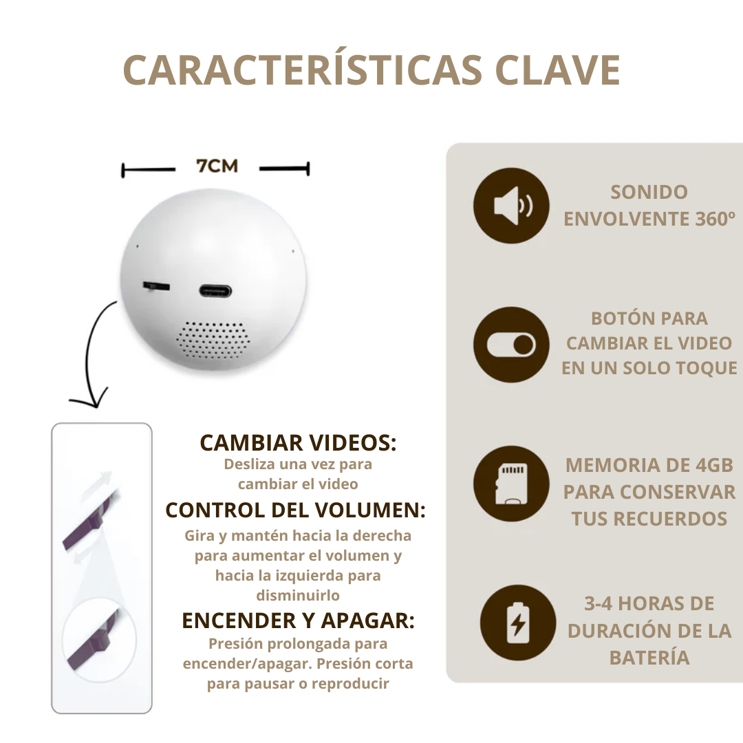 Esfera de Cristal Personalizable